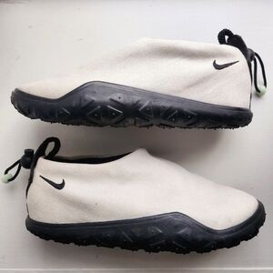 Nike ACG Moc White Canvas Slip On  Moccassin Shoes